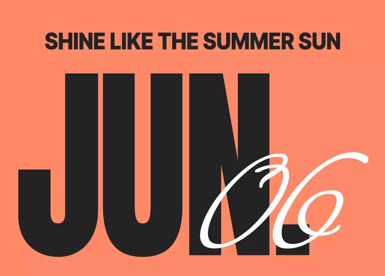 하늘색 모던 연간 계획 달력