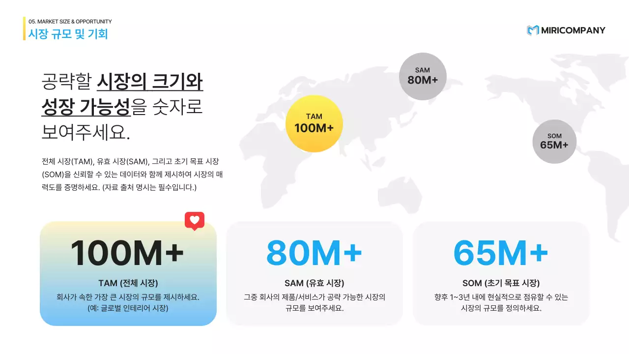 하늘색 모던 비즈니스 기획