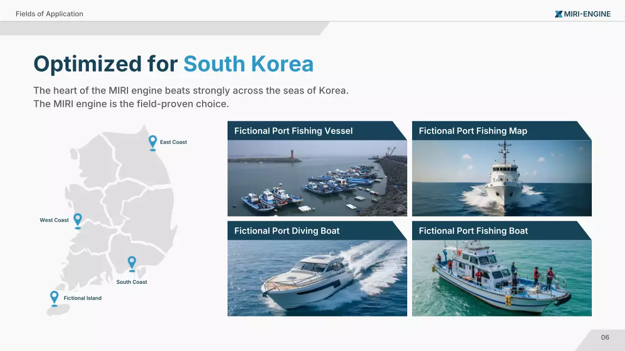 promosi kelautan profesional biru