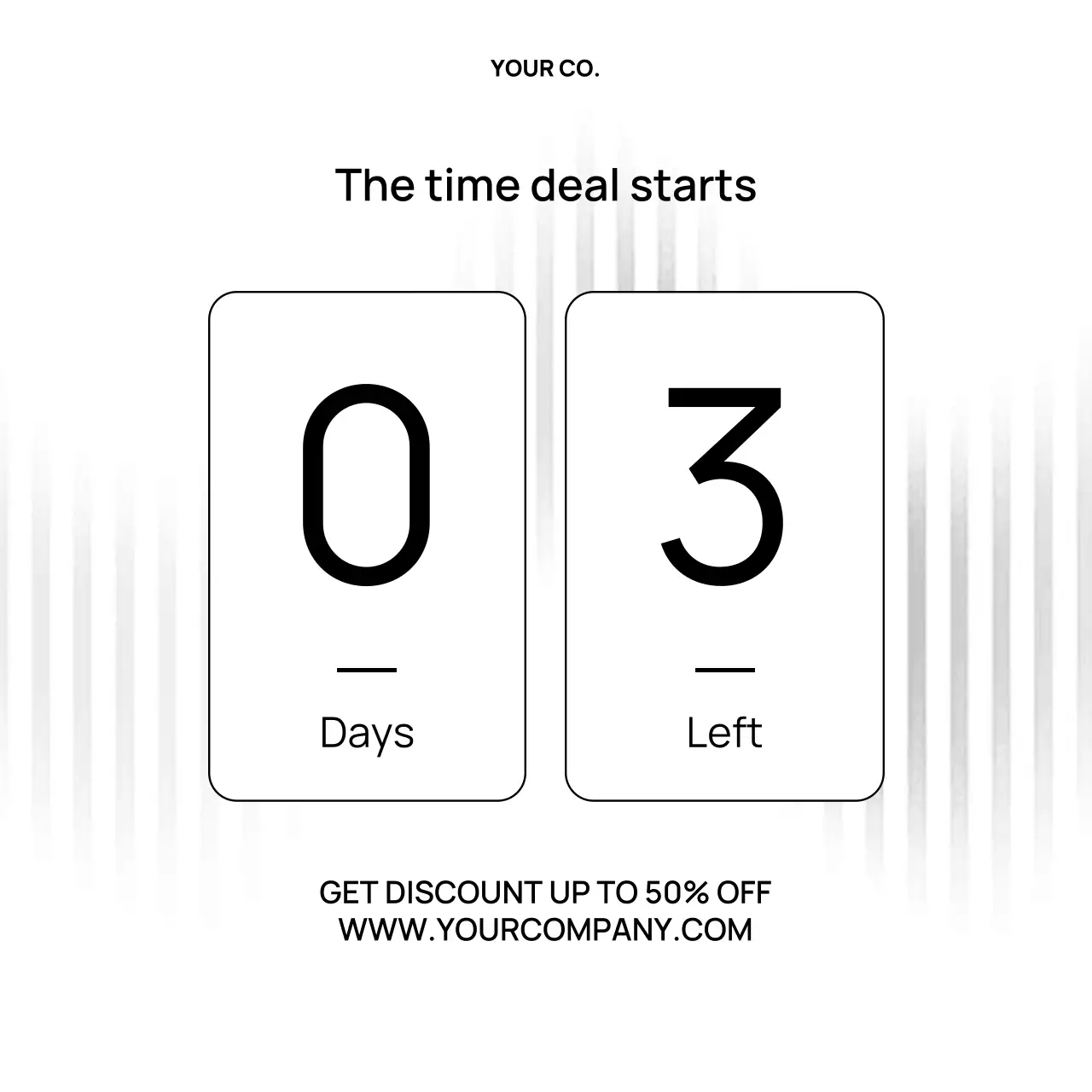 promoção de venda moderna preta