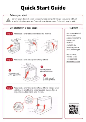 hướng dẫn lắp ráp đơn giản màu đỏ