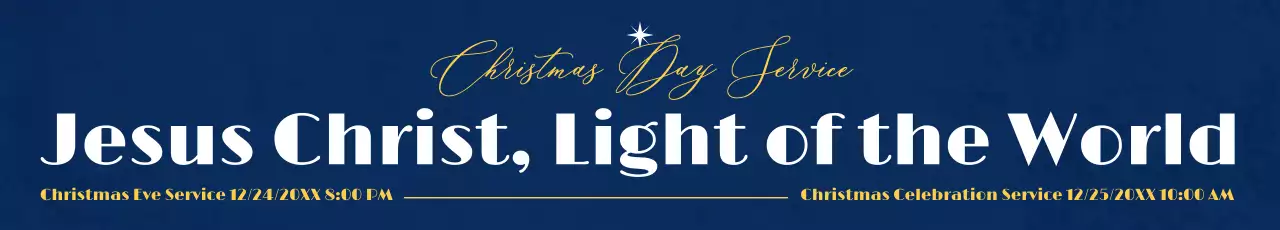 Banner de anúncio de Natal elegante da Marinha