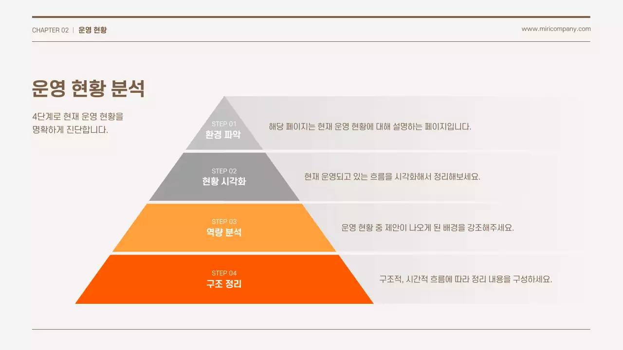 주황 심플 비즈니스 제안서 제안서