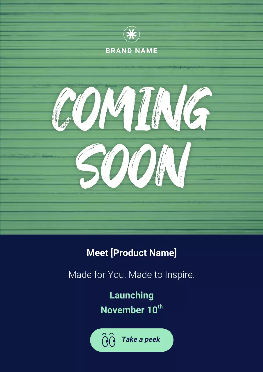 Green Bold Product Launching Announcement