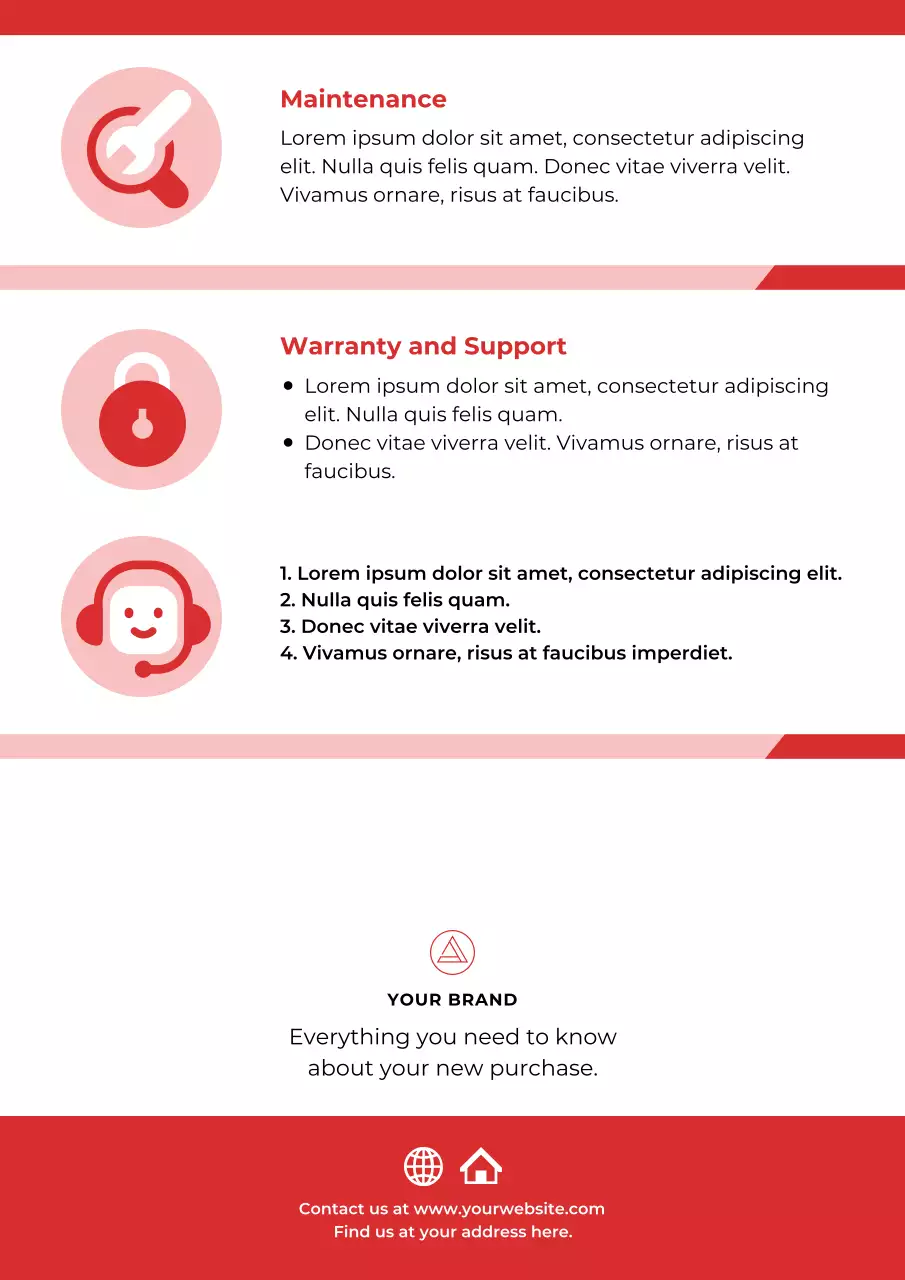 Red Modern User Manual Guide