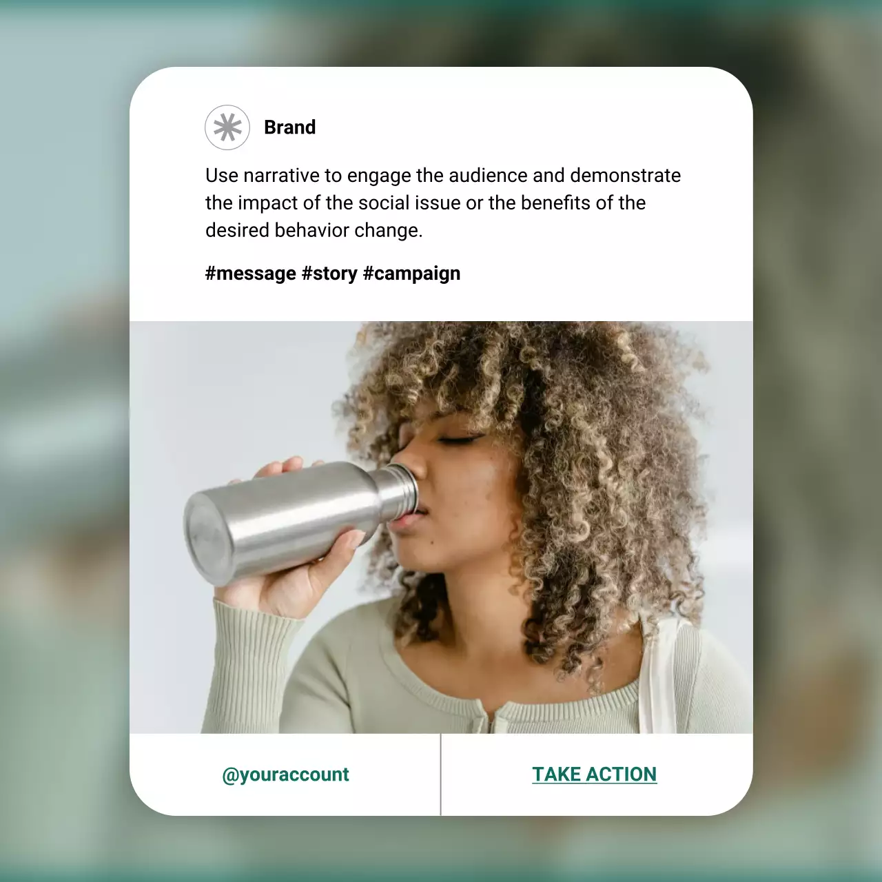 Green Modern Social Campaign Advertisement