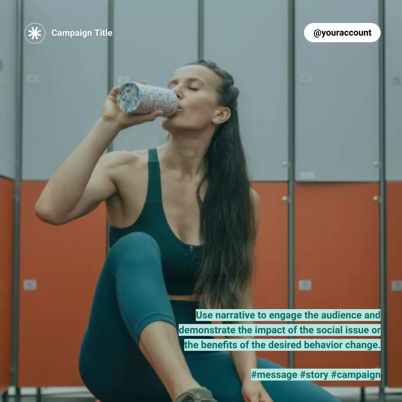 Green Modern Social Campaign Advertisement