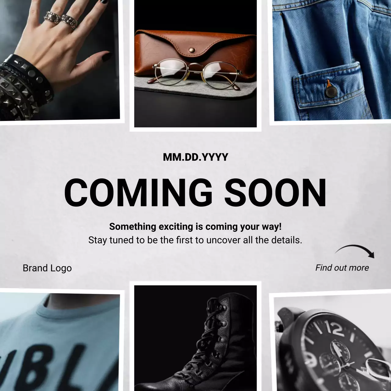 Gray Modern Reveal Campaign