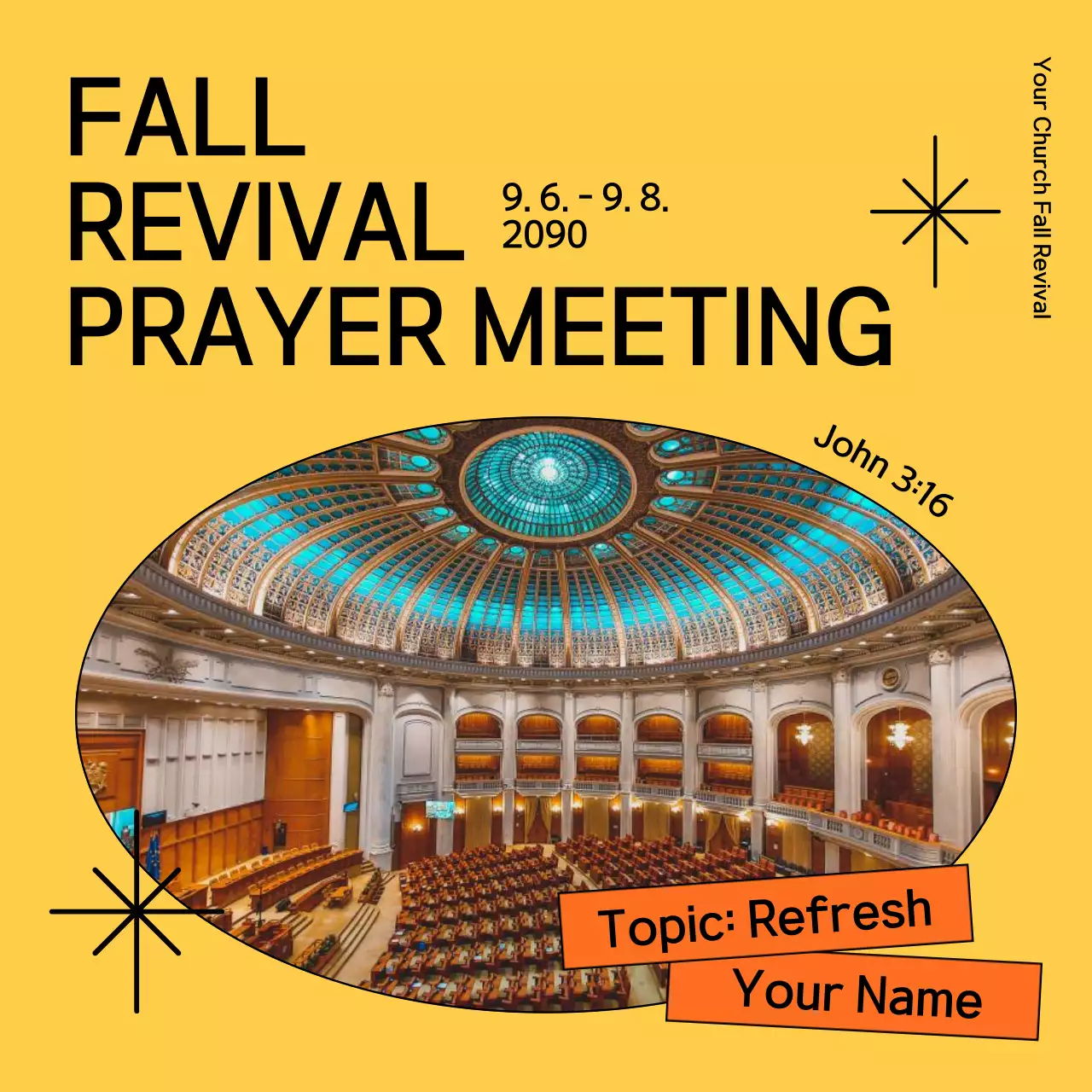 Bài đăng trên mạng xã hội về sự kiện cầu nguyện truyền thống màu vàng