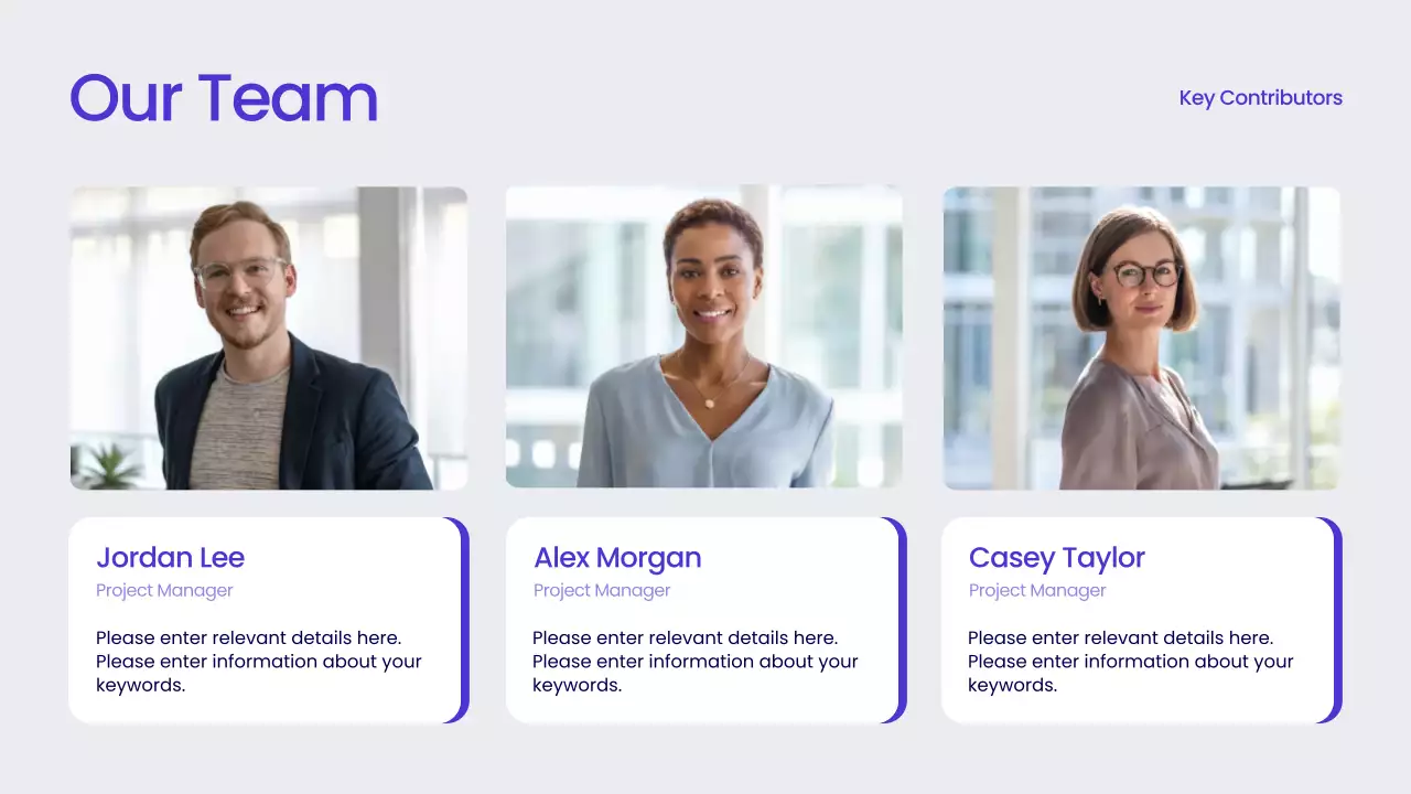 Blue Modern Business Report