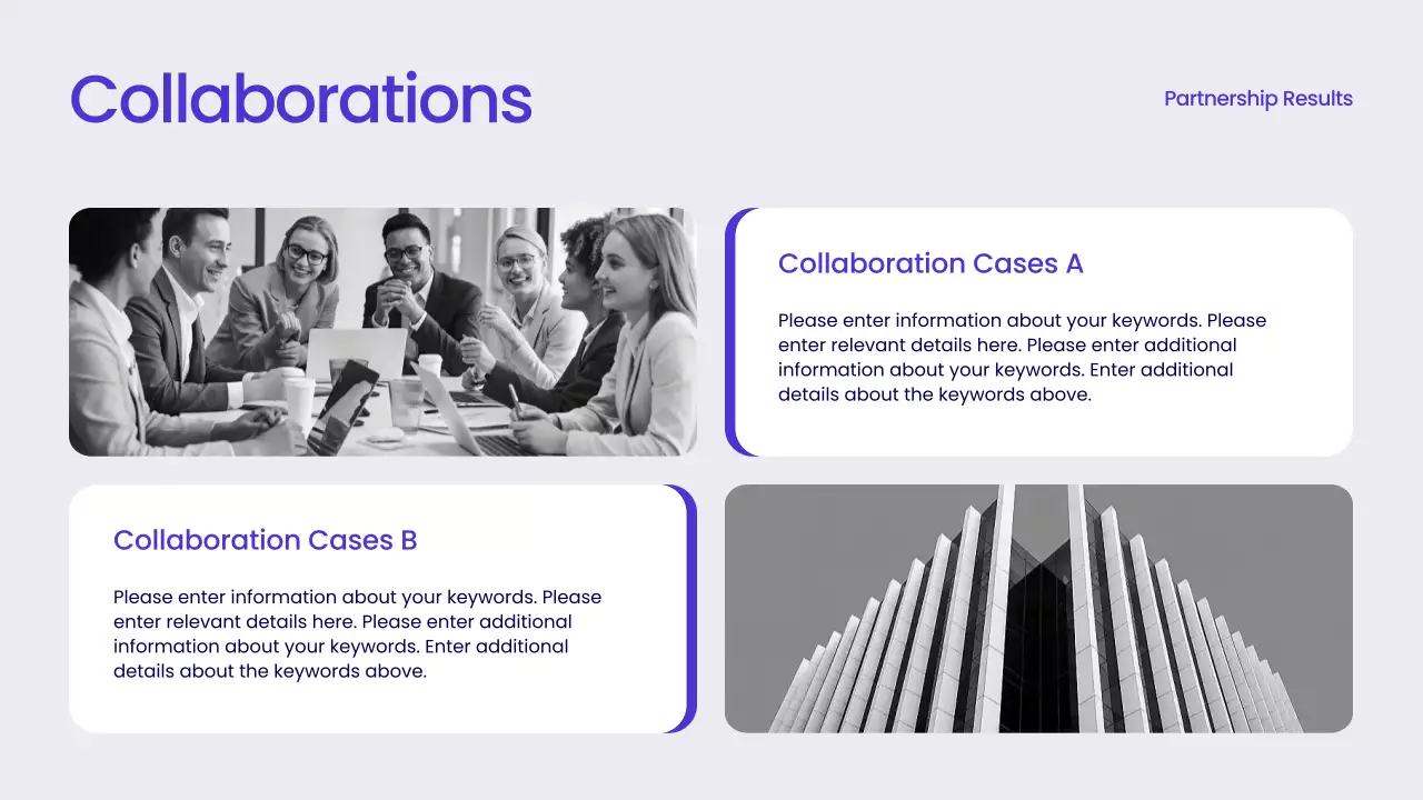 Blue Modern Business Report