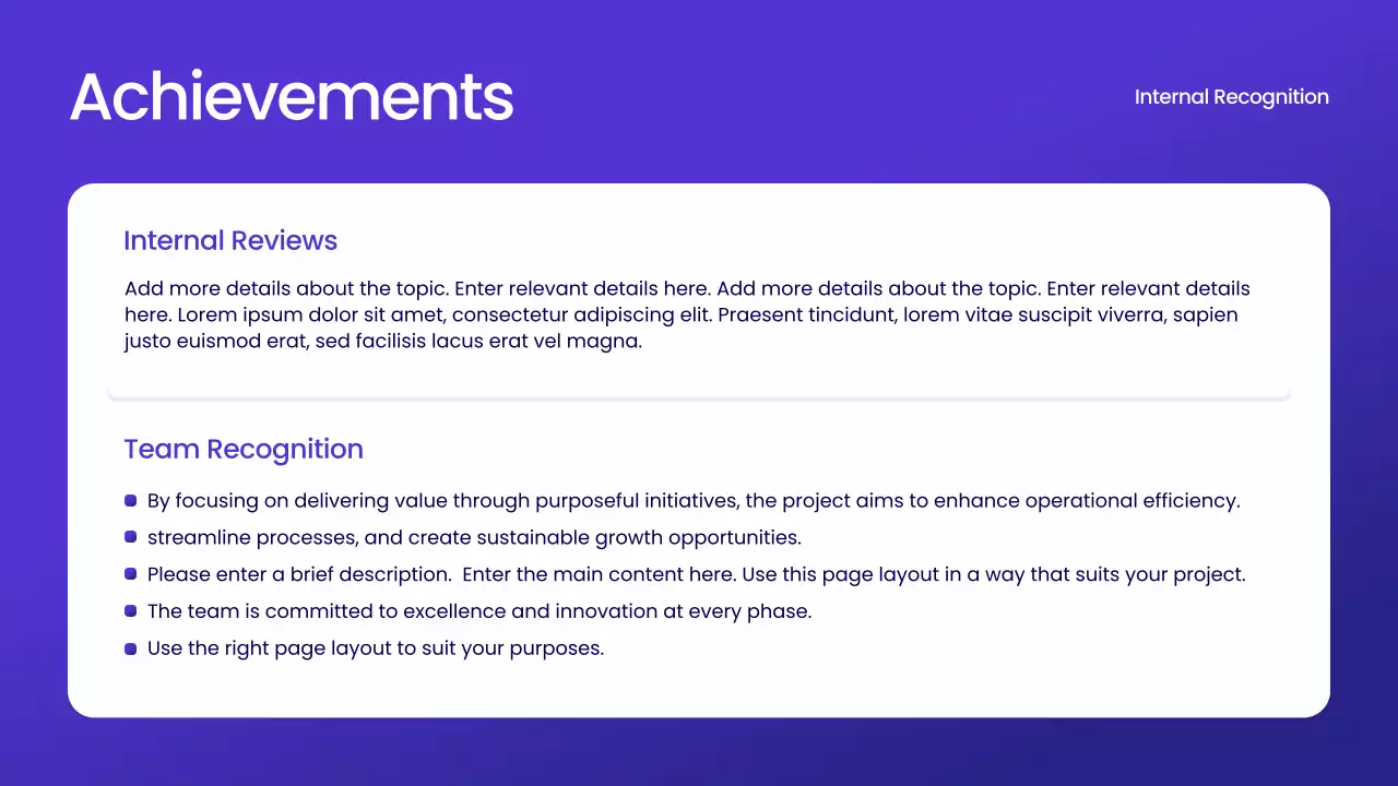 Blue Modern Business Report