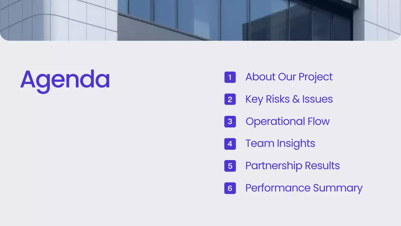 Blue Modern Business Report