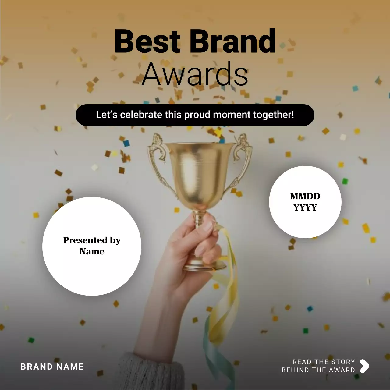 Gold Modern Awards Announcement