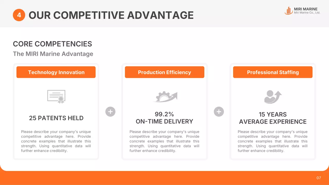 orange modern shipping promotion