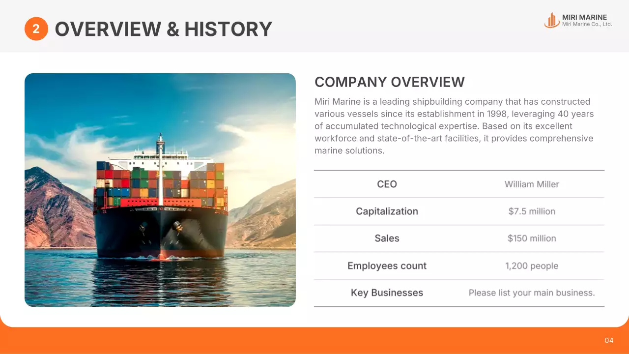 orange modern shipping promotion