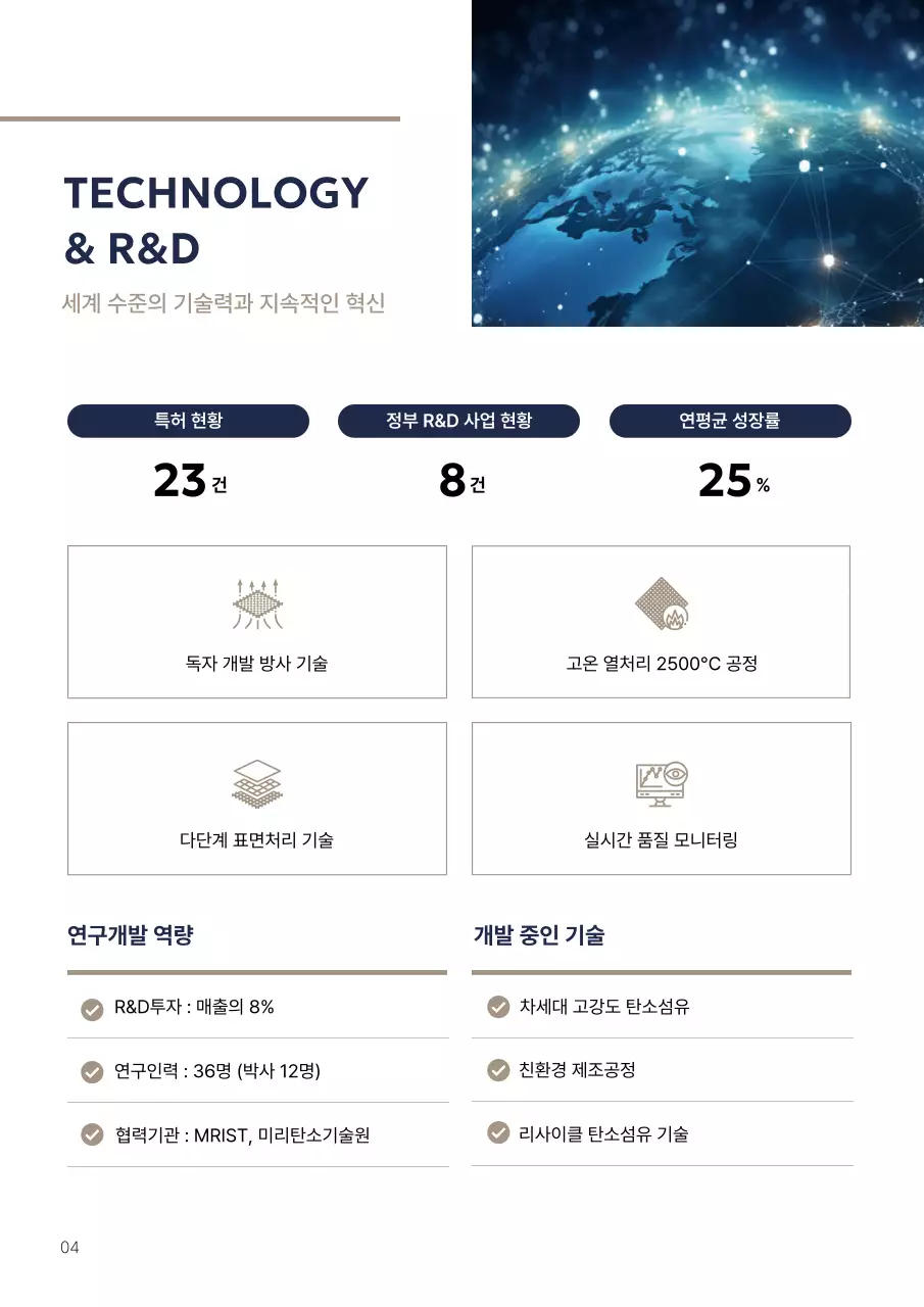 남색 모던 기술 광고