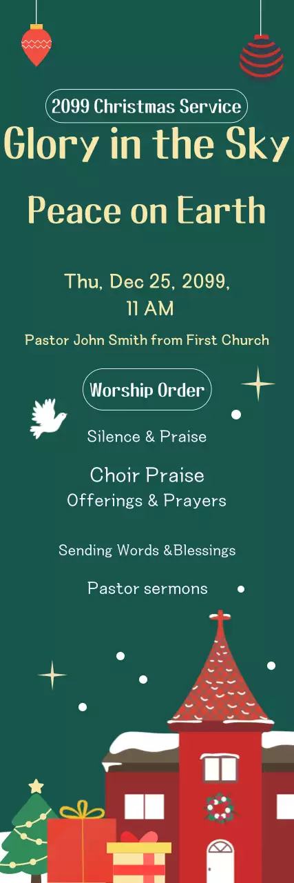 Guia de Serviços de Natal Green Classic