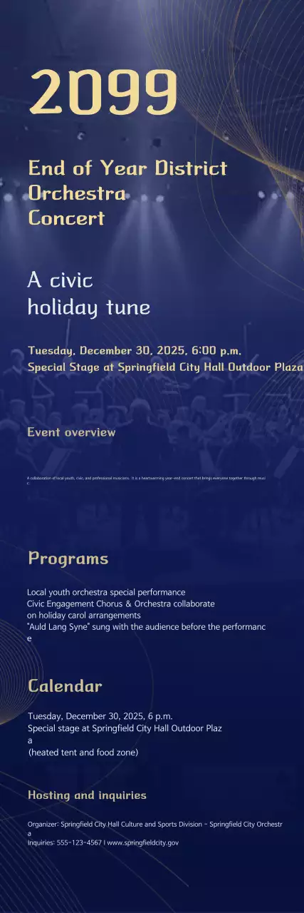 Guia de Concertos de Música Clássica Azul