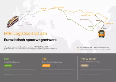 Oranje Eenvoudige Spoorweglogistiek Gids