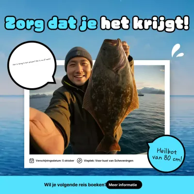 Hemelsblauwe eenvoudige visadvertentie