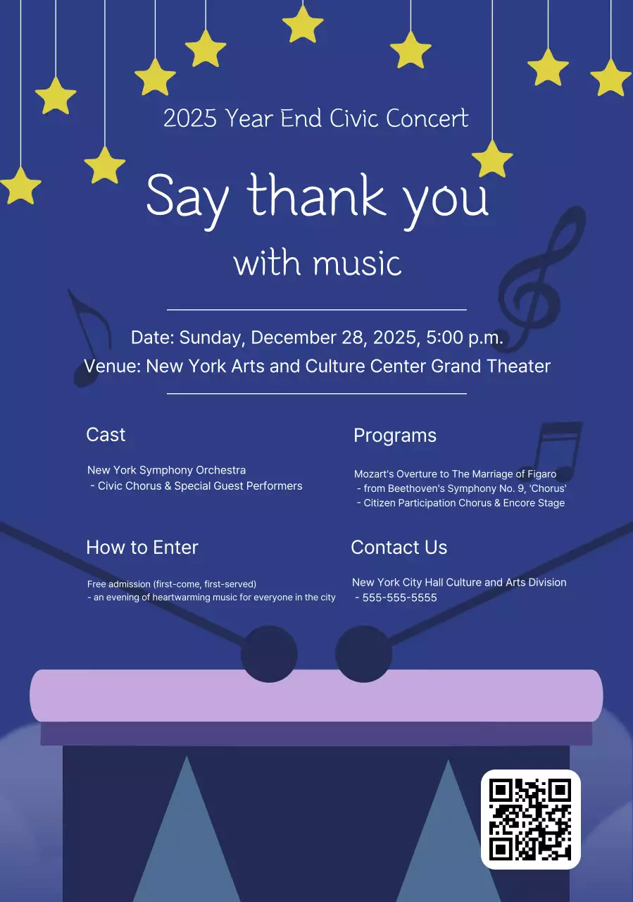 Hướng dẫn hòa nhạc hiện đại màu xanh