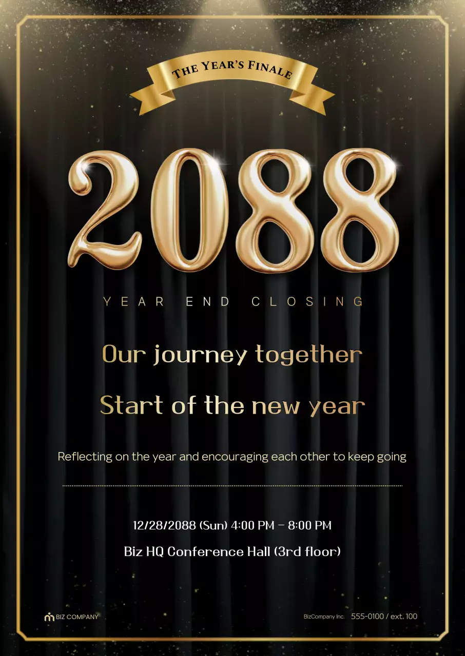 Informasi Acara Akhir Tahun Premium Emas