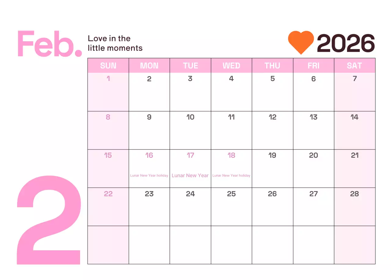 Kalender Modern Kuning Kalender