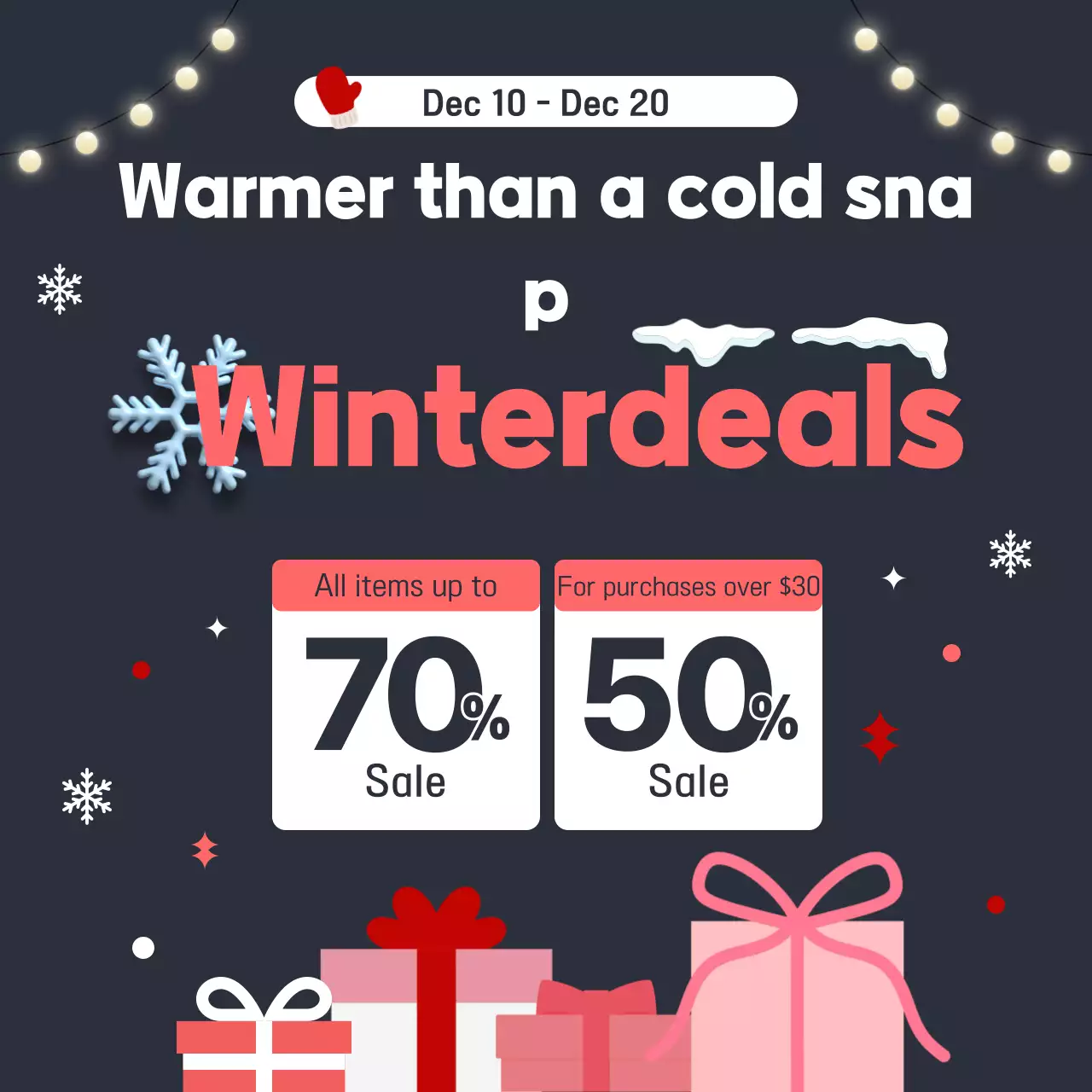 Navy Blue Neat Winter Sale