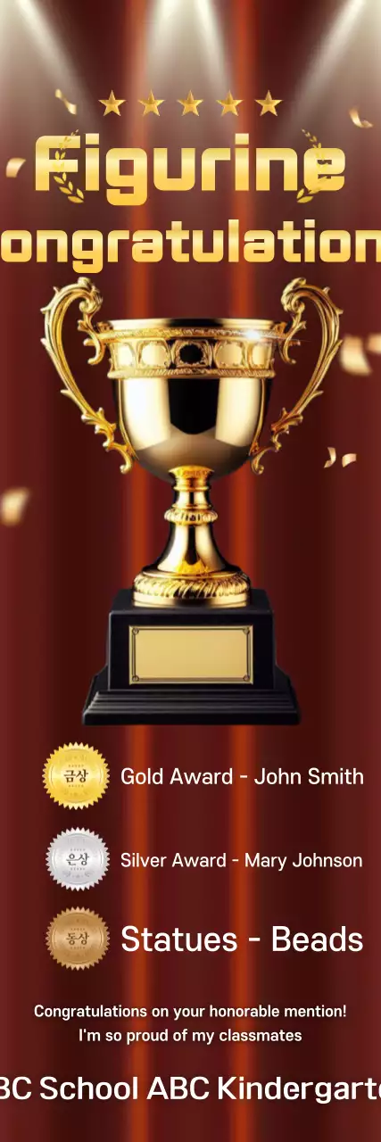 Placa de Festival de Luxo Dourado