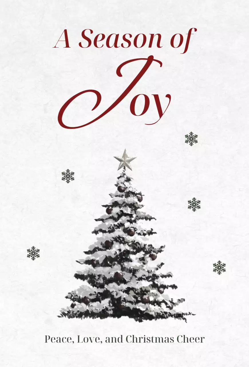 Khaki Classic Christmas Postcard