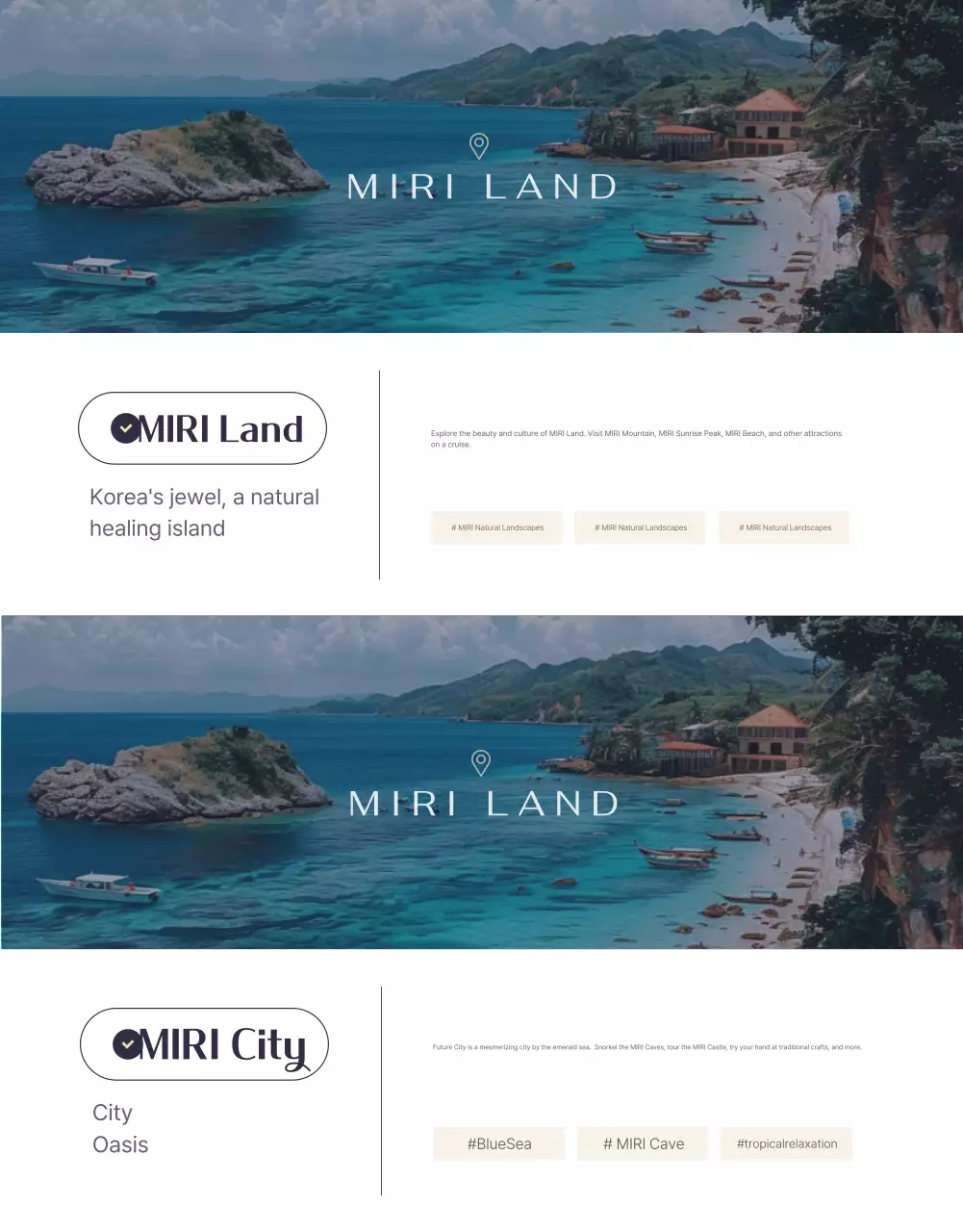 Navy Luxury Travel Advertisement