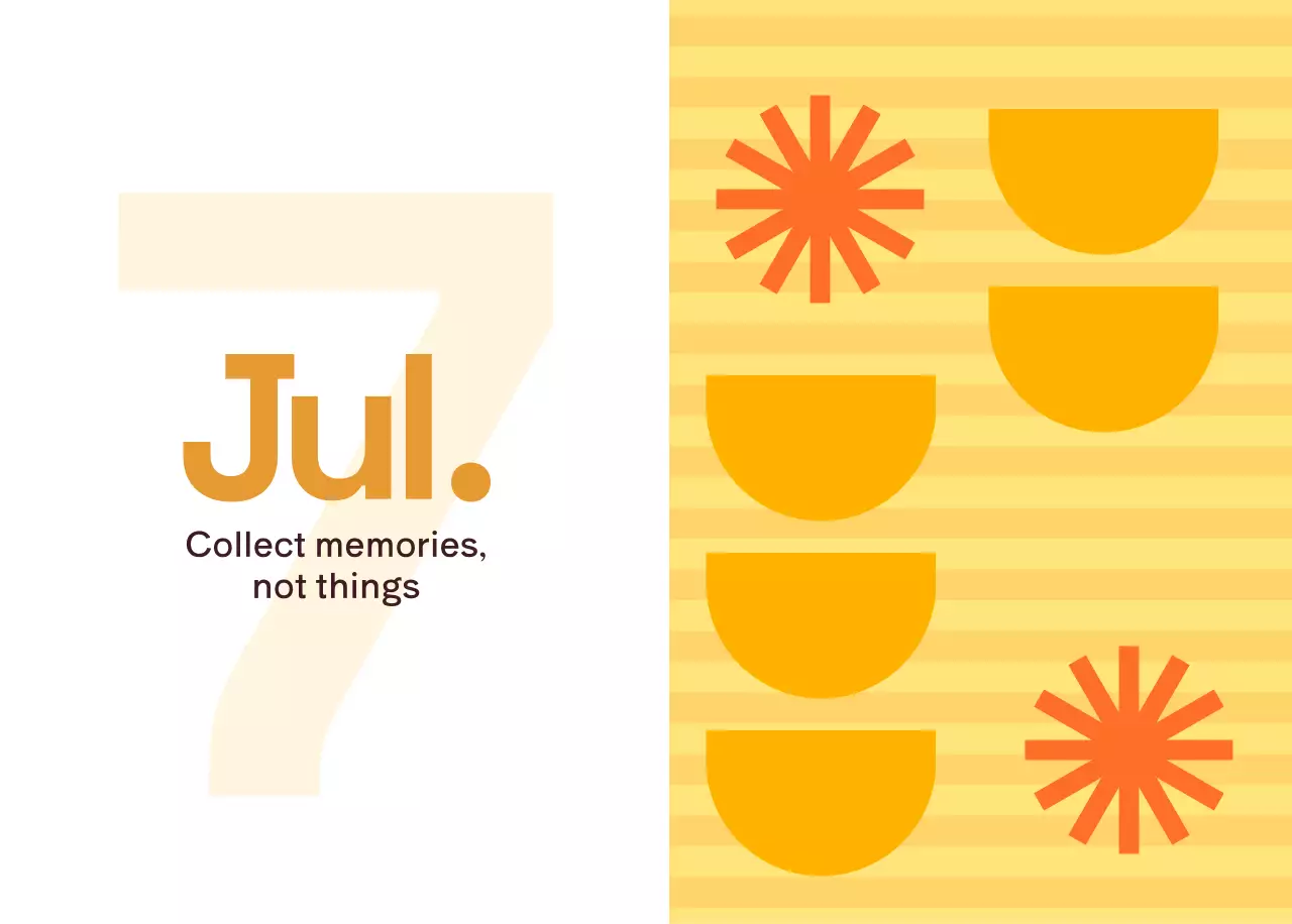 Kalender Modern Kuning Kalender