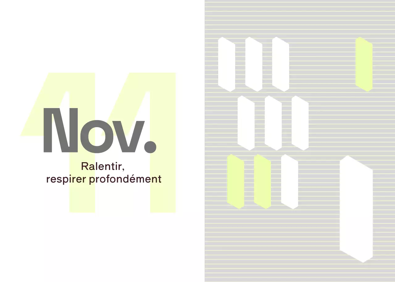 Calendrier moderne jaune