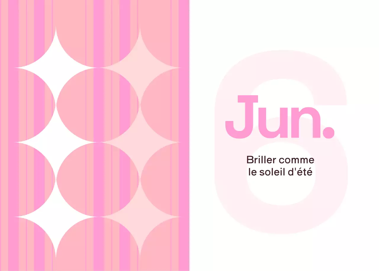 Calendrier moderne jaune