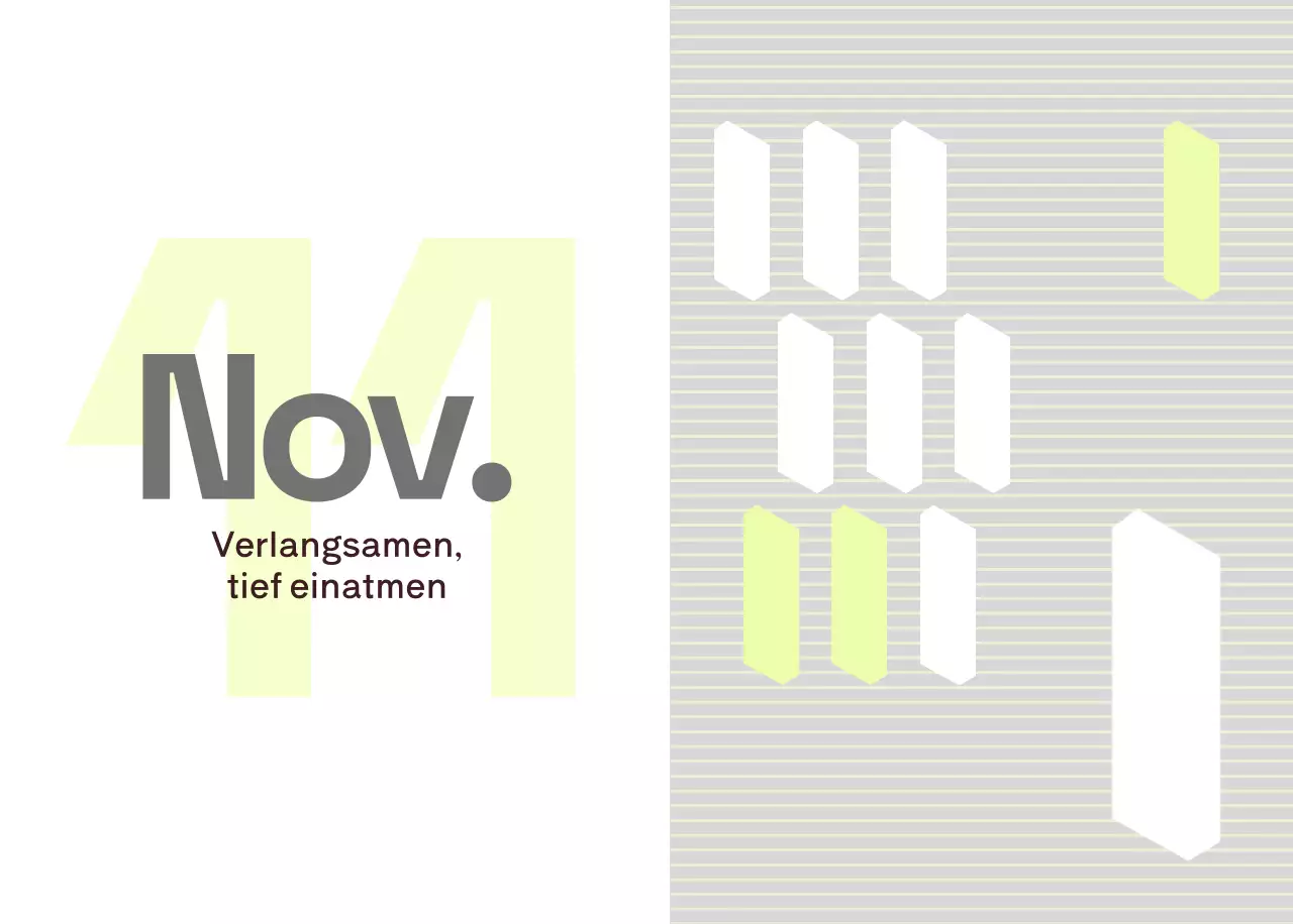 Gelber moderner Kalender Kalender