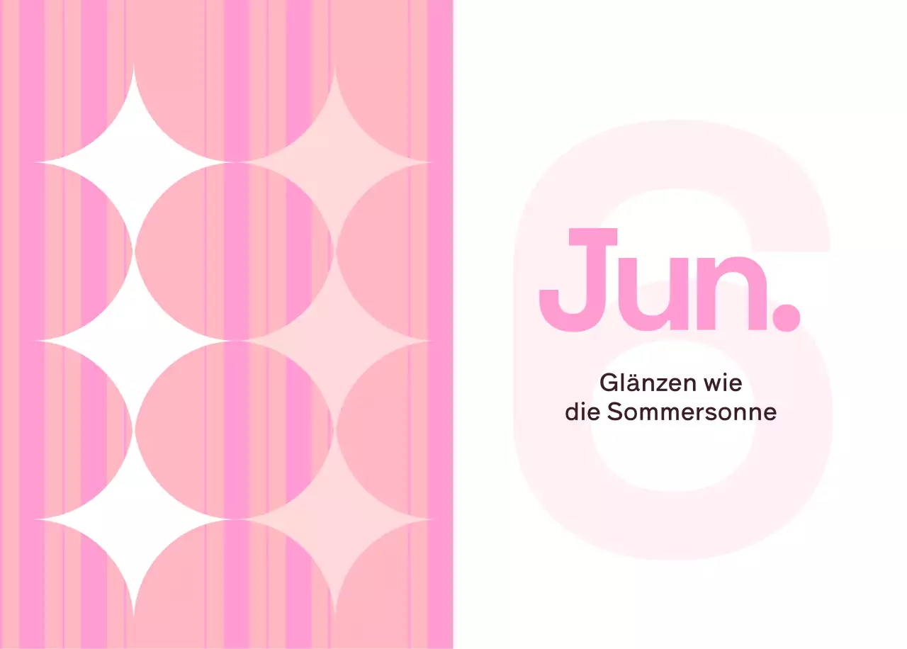 Gelber moderner Kalender Kalender