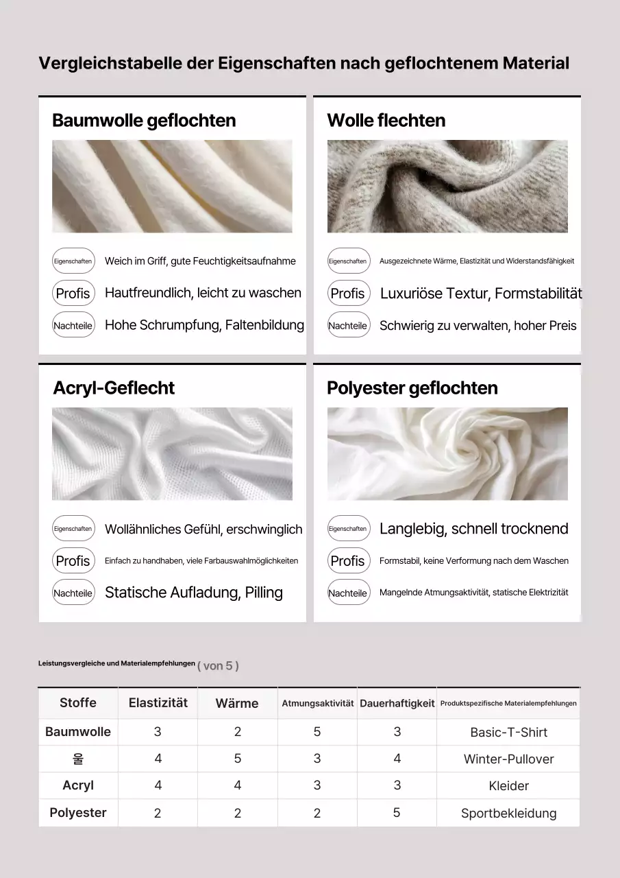 Anleitung für graue, ordentliche Kleidung