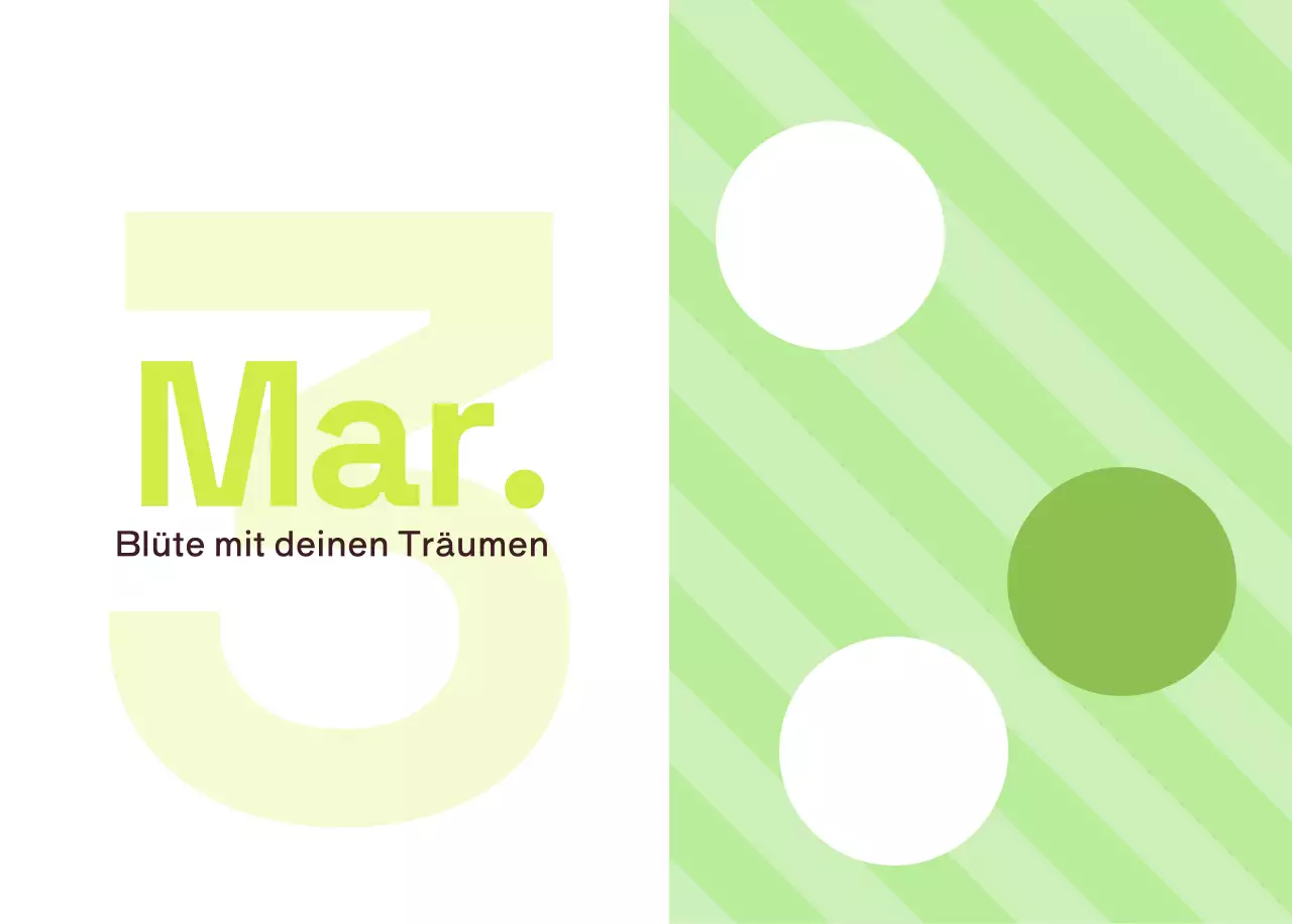 Gelber moderner Kalender Kalender