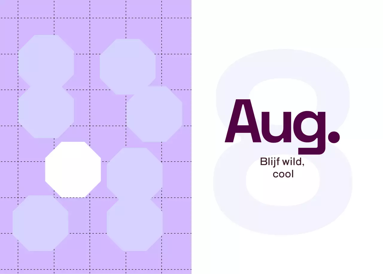 Gele moderne kalenderkalender