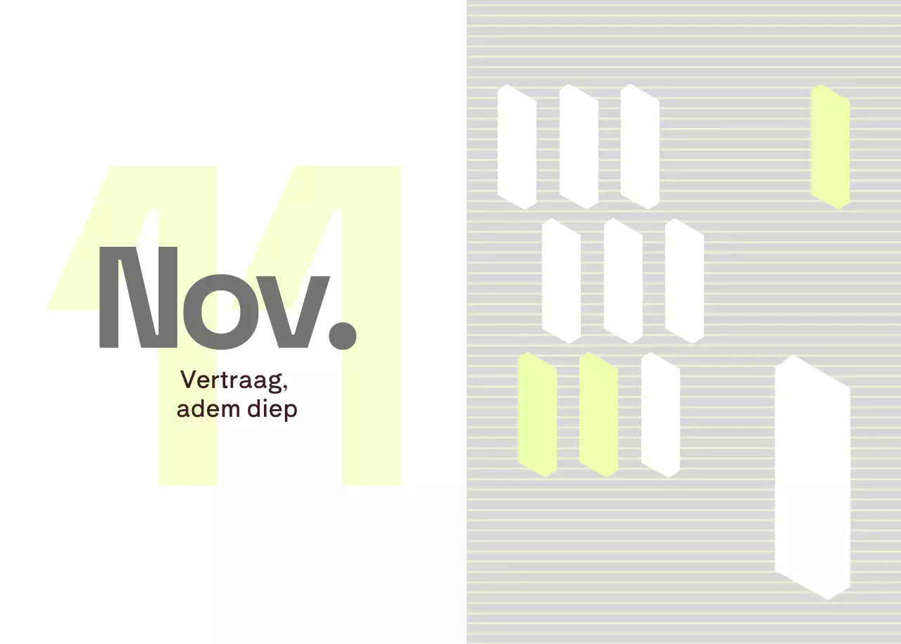 Gele moderne kalenderkalender