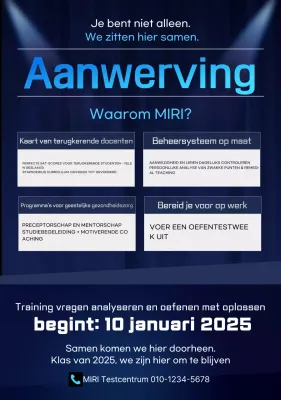 Blue Modern Trainee Recruitmentgids