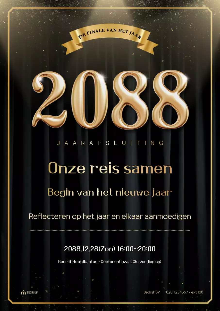 Informatie over het eindejaarsevenement van Gold Premium