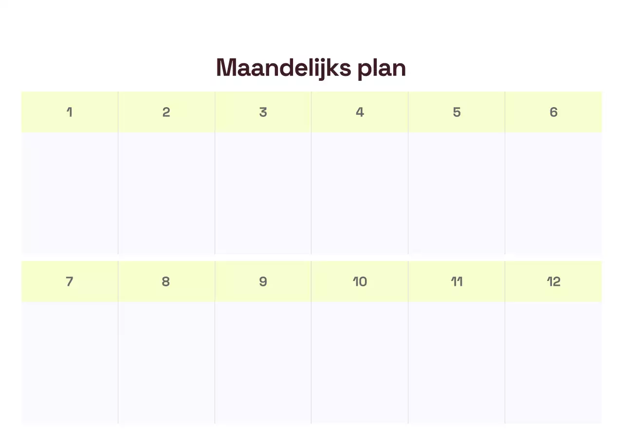Gele moderne kalenderkalender