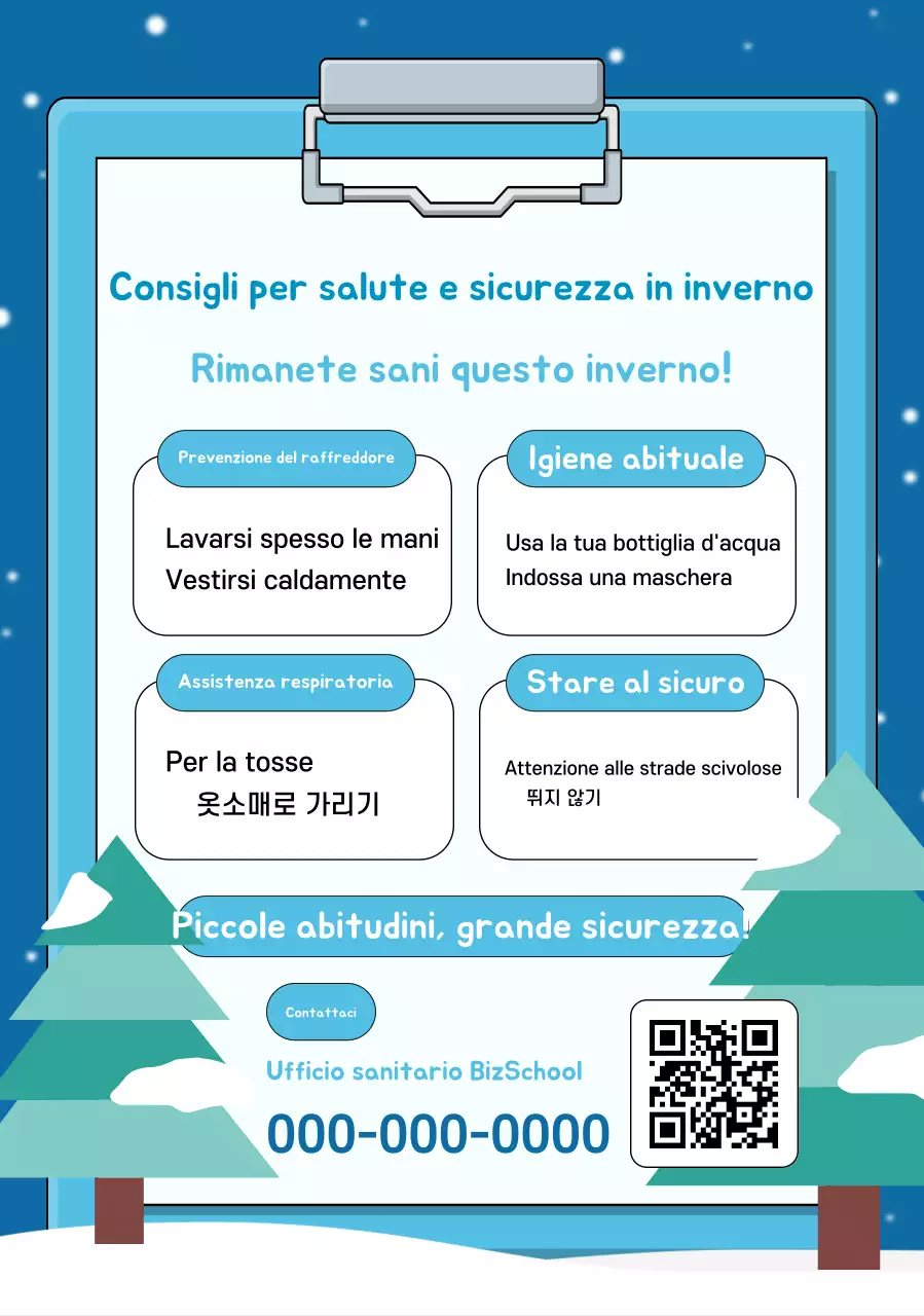 Precauzioni di sicurezza Blue Clean