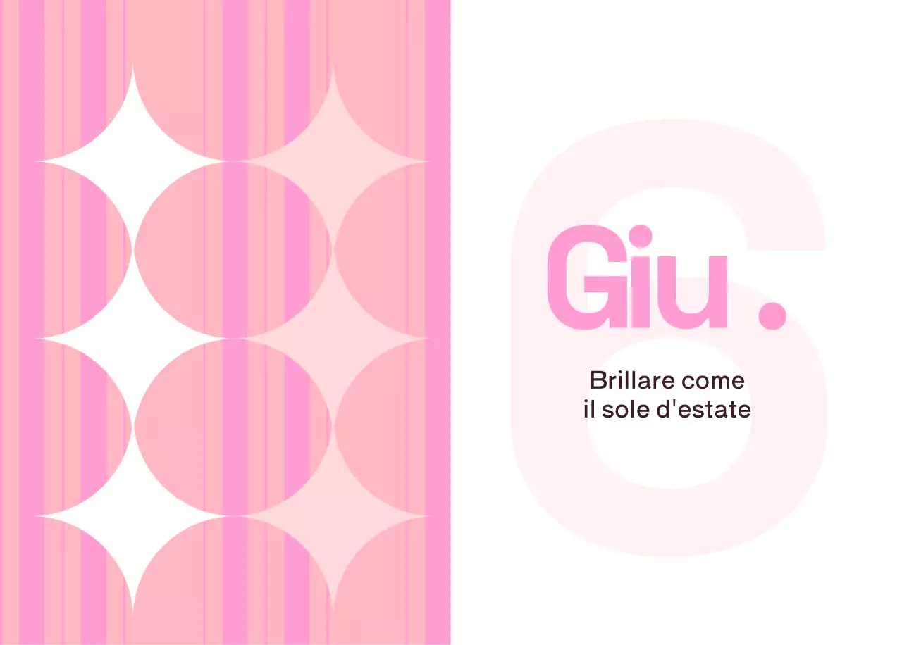 Calendario moderno giallo