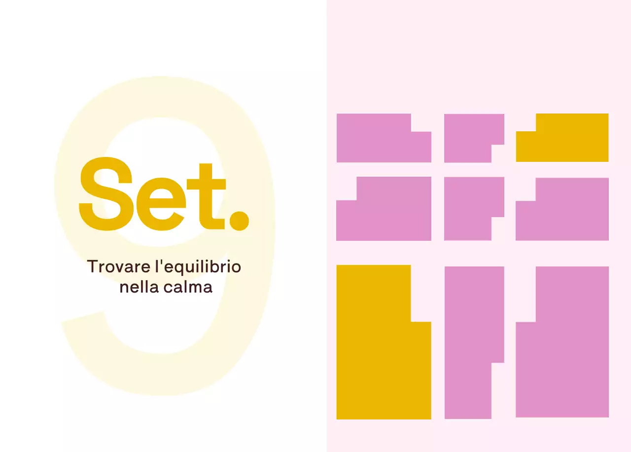 Calendario moderno giallo