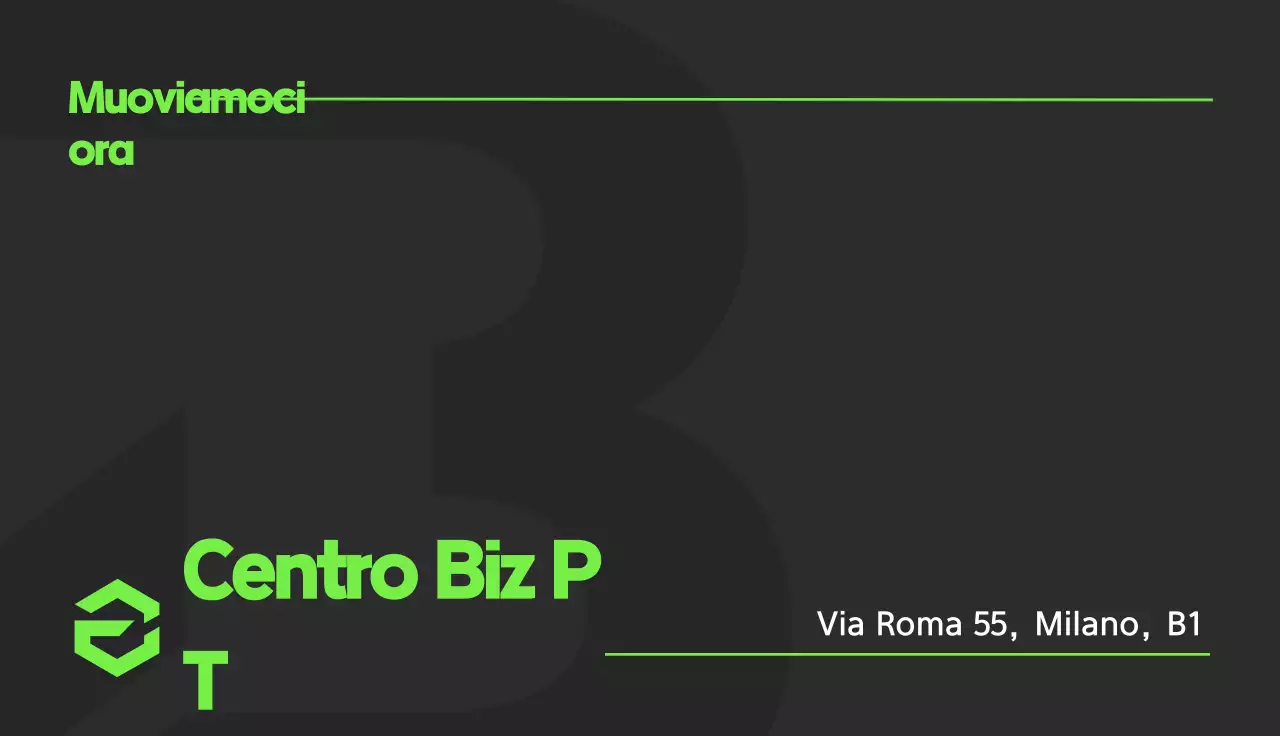 Biglietto da visita moderno per il fitness nero