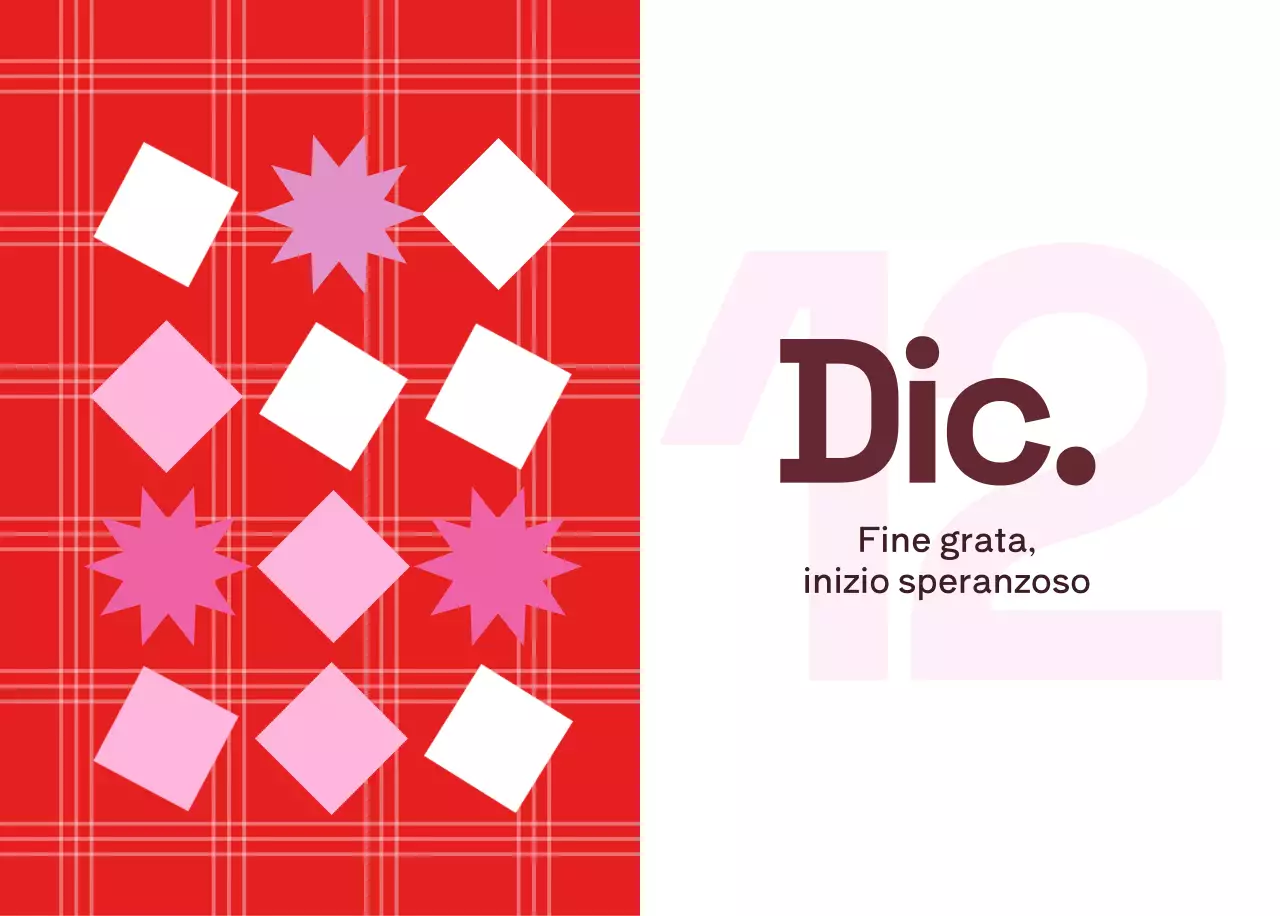 Calendario moderno giallo