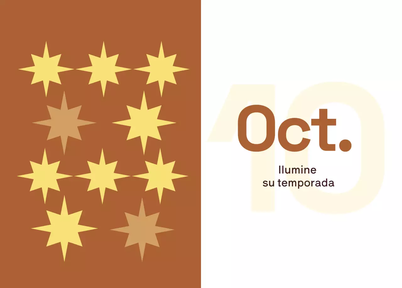 Calendario moderno amarillo Calendario